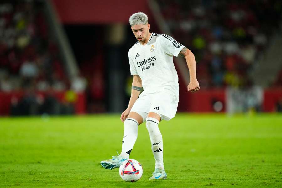 Valverde, en el partido ante el Mallorca.