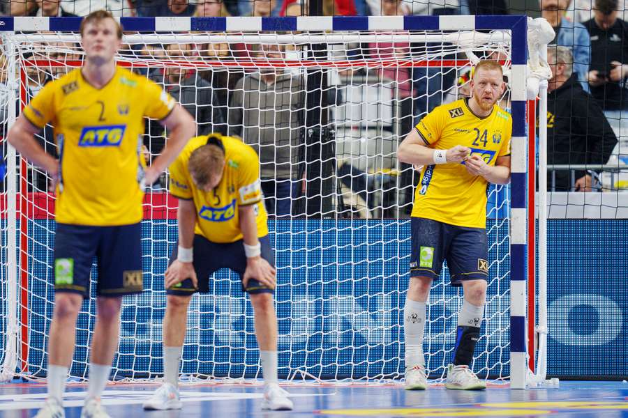 De svenske spillere var både skuffede og vrede efter kampen mod Frankrig.