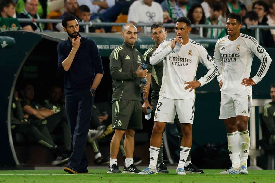 Arbeloa, en el partido de La Cartuja