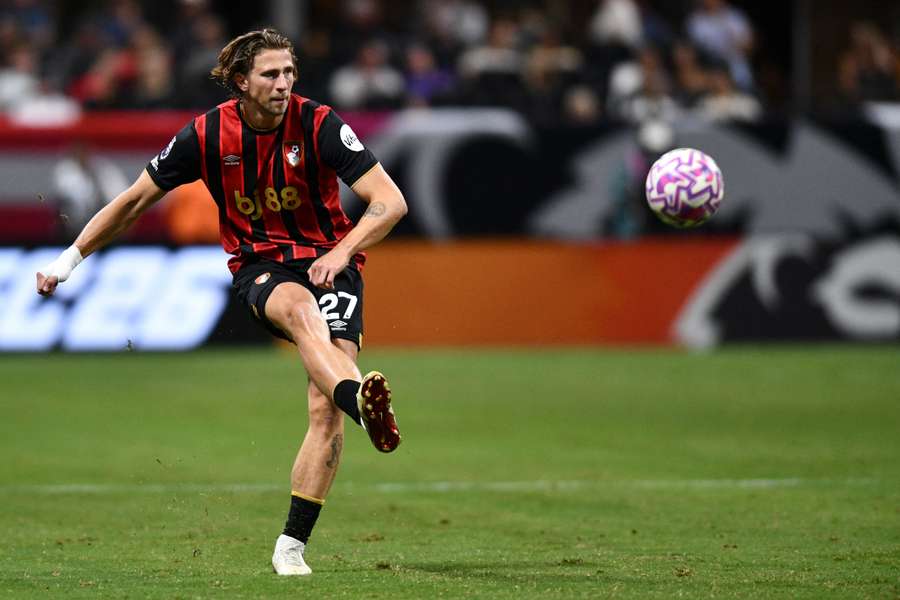 Illya Zabarnyi avec Bournemouth en amical le 3 août.