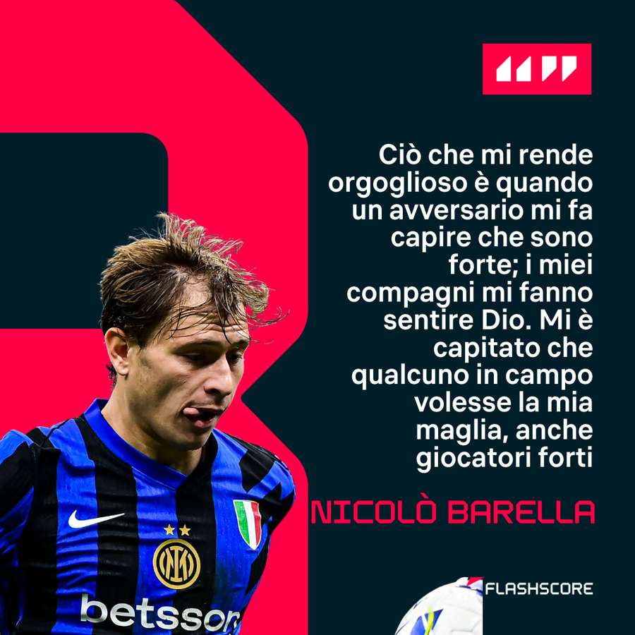 Le parole di Nicolò Barella