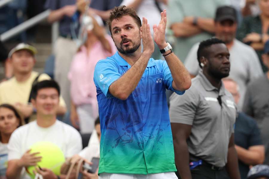 Wawrinka absolvierte sein letztes Spiel in New York Wawrinka absolvierte sein letztes Spiel in New York