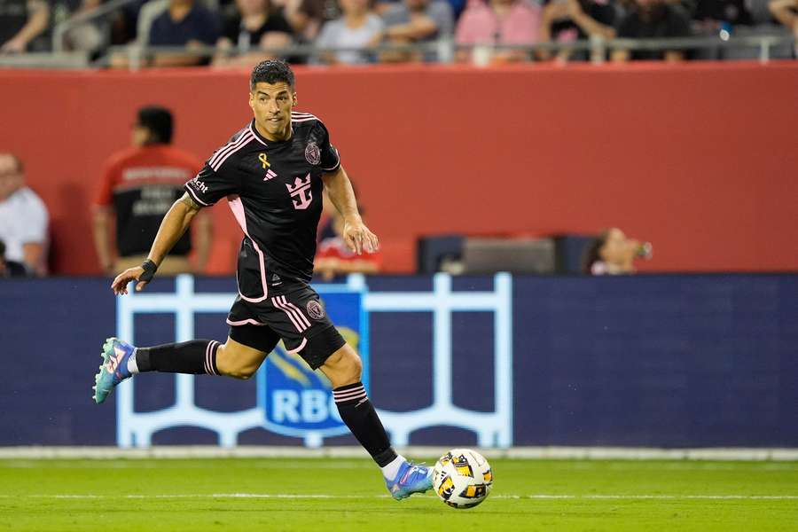 Luis Suárez var på pletten mod Chicago Fire.