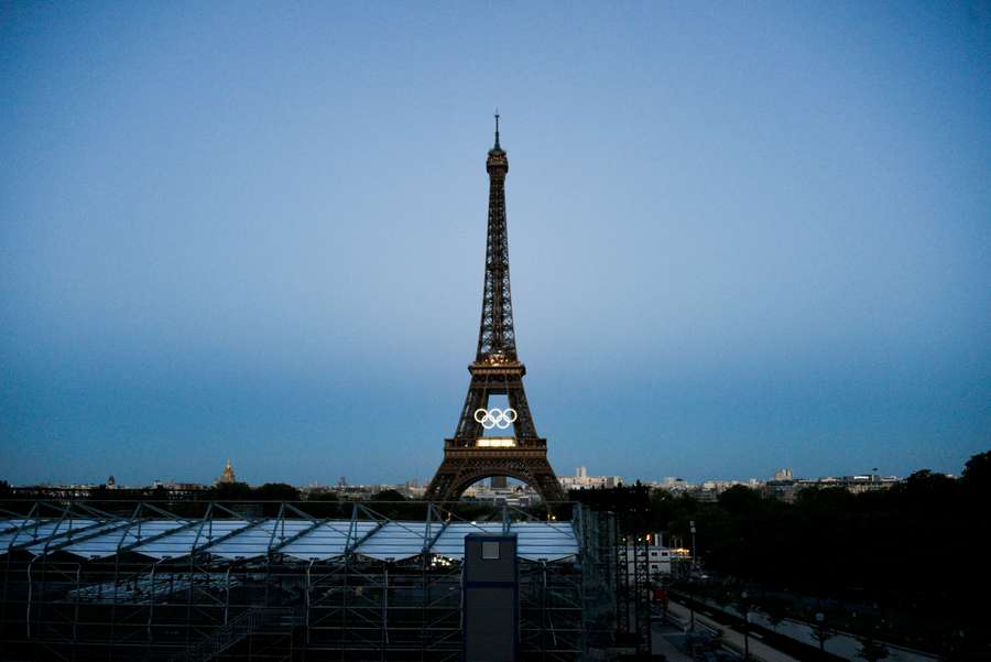 A Torre Eiffel em Paris