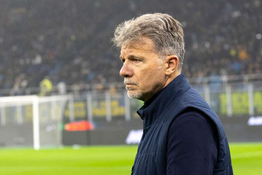 Marco Baroni durante Inter-Lazio