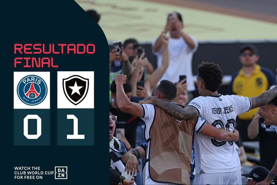 Festa dos jogadores do Botafogo