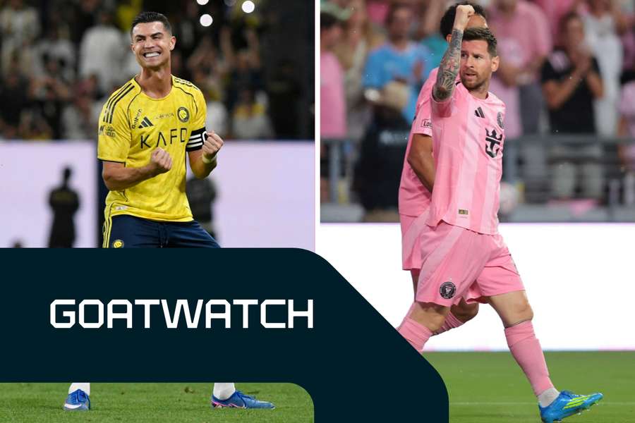 GOATwatch: Der wöchentliche Vergleich zwischen Cristiano Ronaldo und Lionel Messi GOATwatch: Der wöchentliche Vergleich zwischen Cristiano Ronaldo und Lionel Messi