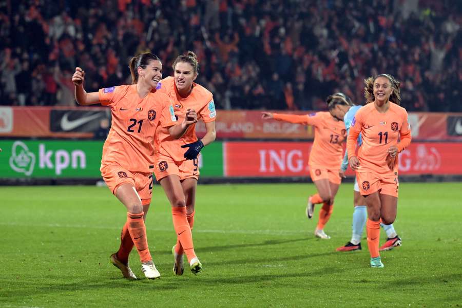 Oranje won vorige week met 4-0 van België in de beslissende kwalificatiewedstrijd