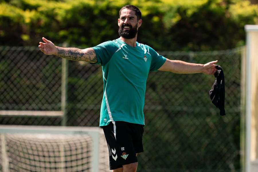 Isco, en la pretemporada con el Betis