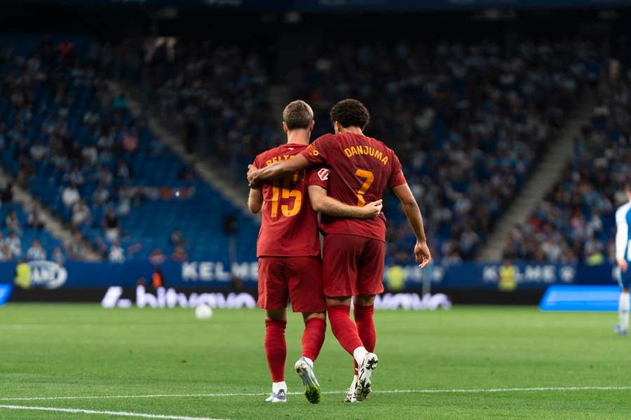 Beltran et Danjuma face à l'Espanyol de Barcelone.