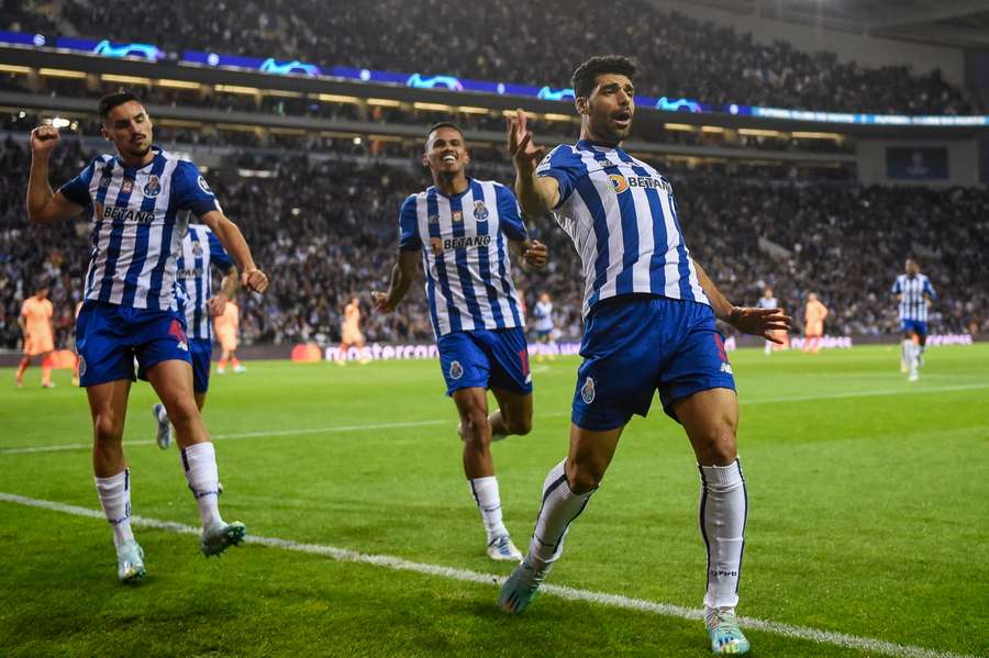 Mehdi Taremi opened the scoring for Porto in the fifth minute in their win over Atleti