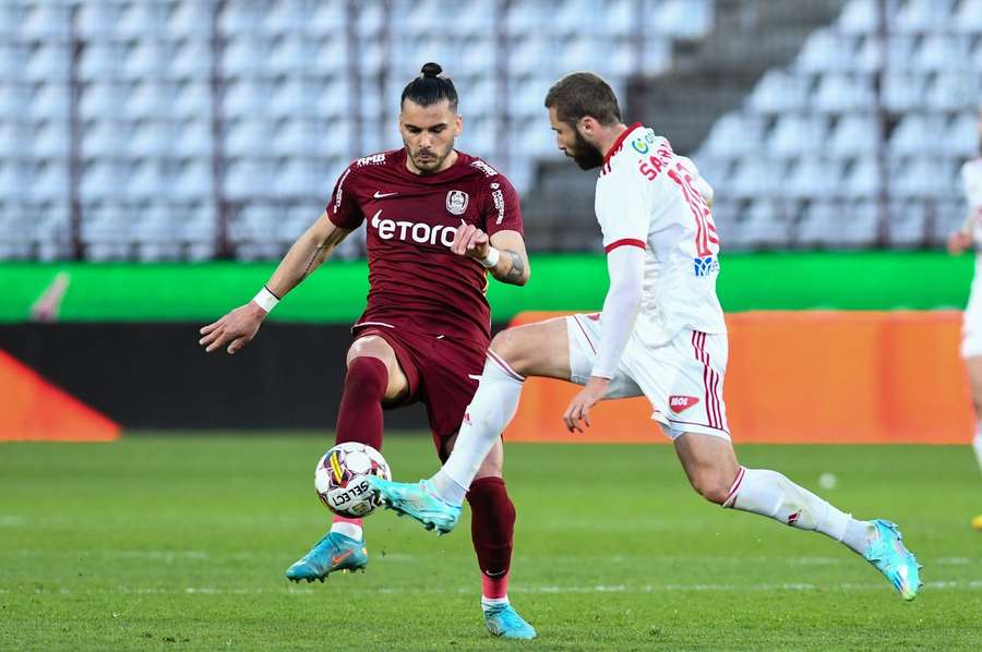 CFR Cluj o bate pe Sepsi și își consolidează poziția a treia