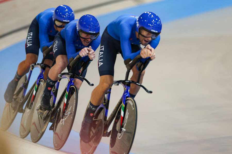 La squadra azzurra