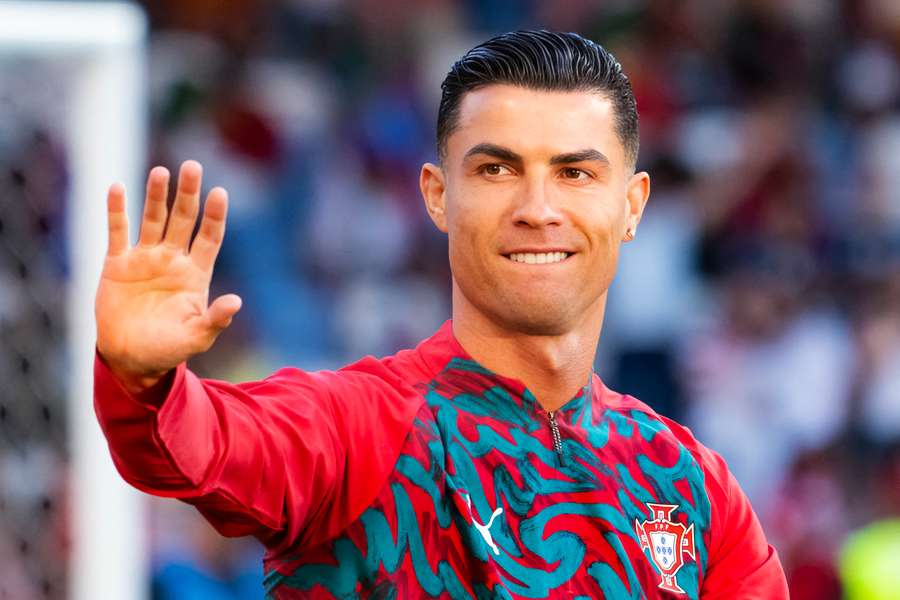 Cristiano Ronaldo ao serviço da Seleção