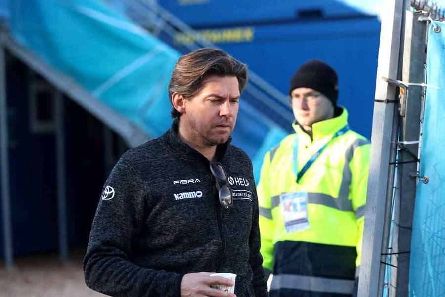 Magnus Brevig podczas Turnieju Czterech Skoczni