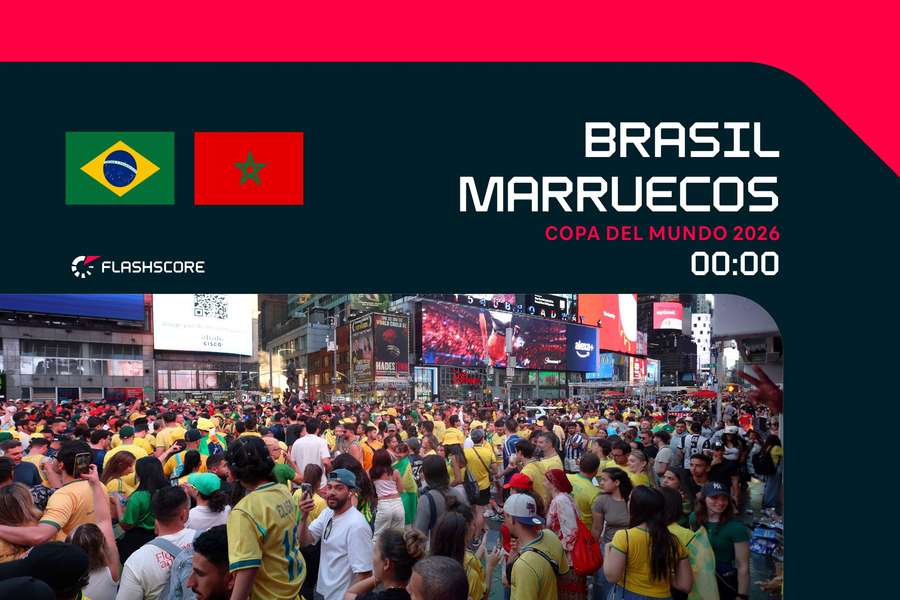 Brasil y Marruecos juegan en Nueva Jersey en su estreno mundialista