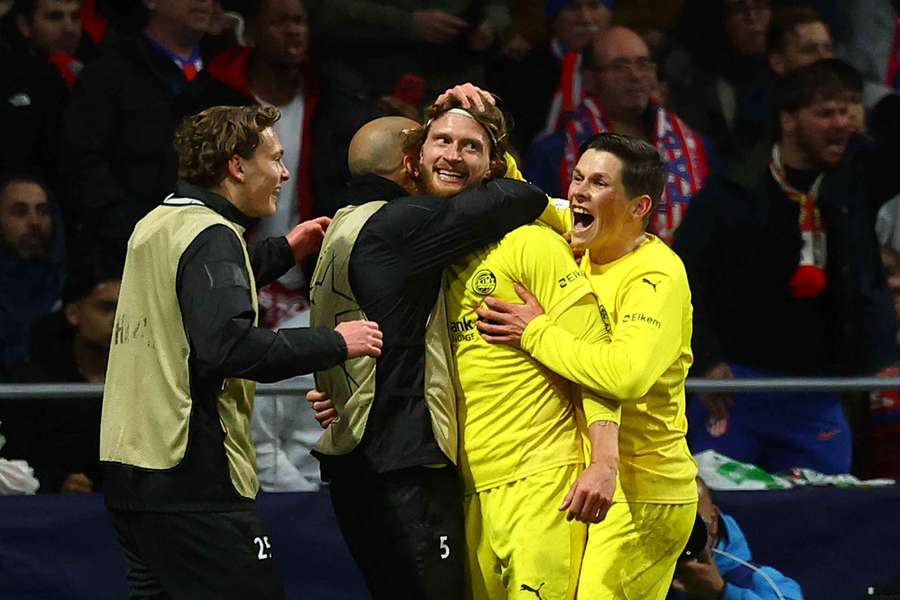 Bodo/Glimt celebrate their winner