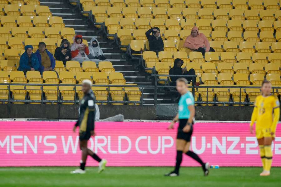 På nogle newzealandske stadioner har det knebet med tilskuerne