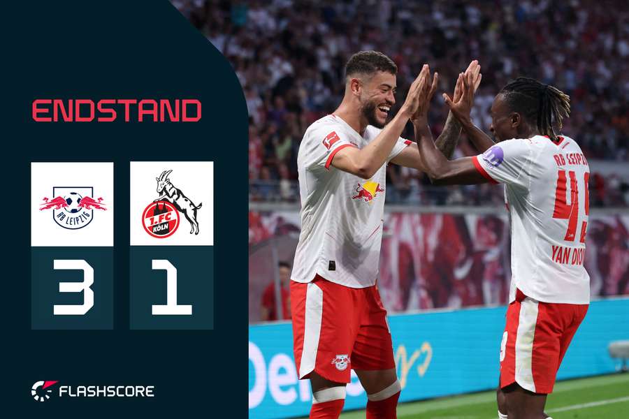 Ouédraogo trifft bei Startelf-Debüt: RB Leipzig bezwingt 1. FC Köln