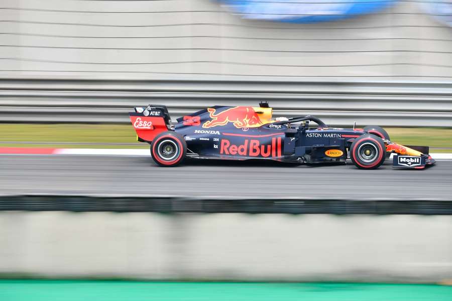 Max Verstappen op de GP van Shanghai in 2019