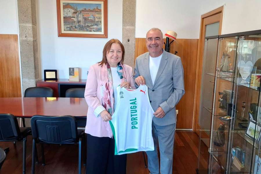 Domingos Castro com a vereadora de Braga Domingos Castro com a vereadora de Braga
