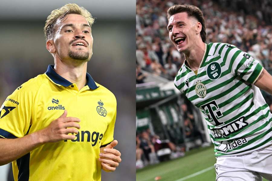 LIVE Europa League | Darius Olaru (stânga, Royale Union SG) și Marius Corbu (Ferencvaros) LIVE Europa League | Darius Olaru (stânga, Royale Union SG) și Marius Corbu (Ferencvaros)