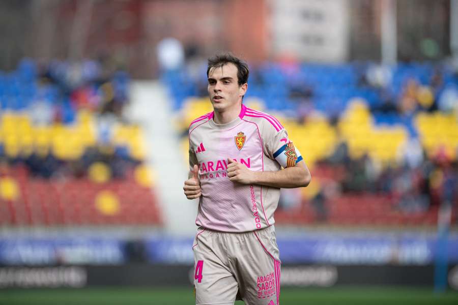 Francho Serrano, con el Zaragoza