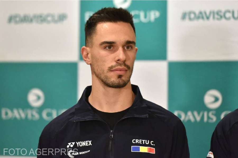 Cezar Crețu aduce prima victorie pentru România la Cupa Davis