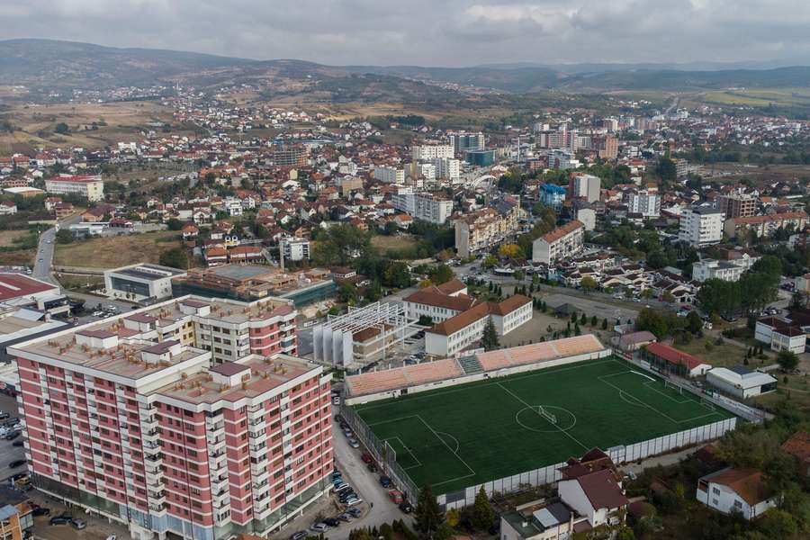 El campo de fútbol del Ballkani.