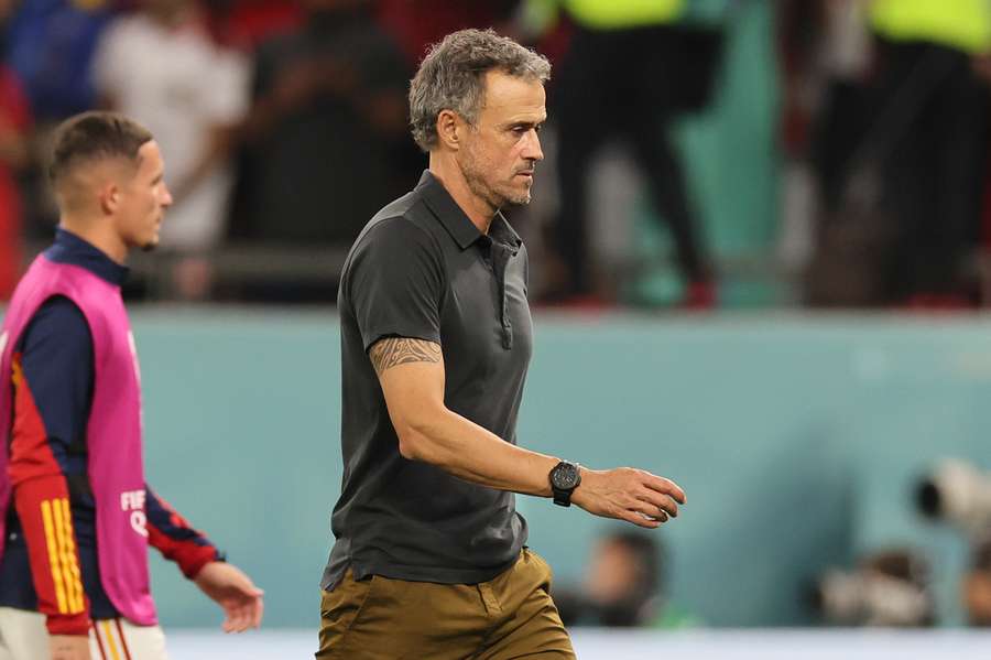 Luis Enrique and his Spain side lost out on penalties to Morocco at the World Cup