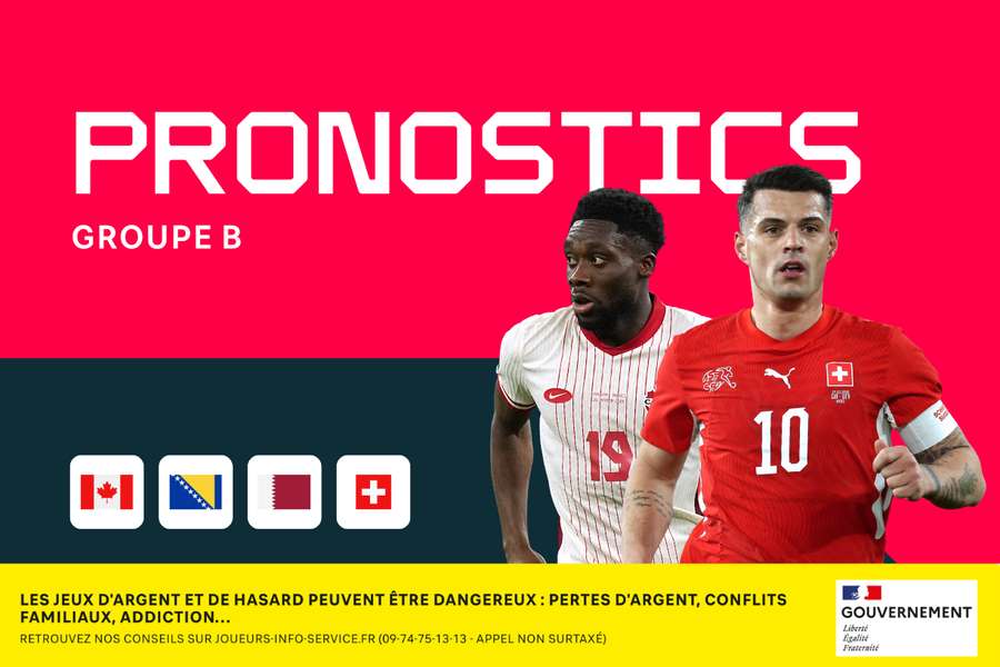 Coupe du monde 2026 : pronostics, meilleurs paris et cotes (Groupe B)