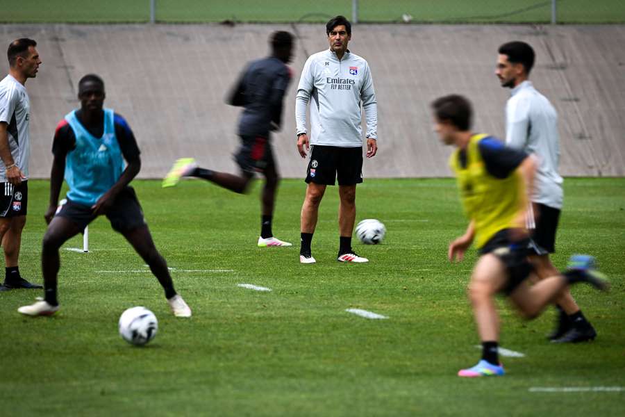 El Lyon, entrenando 