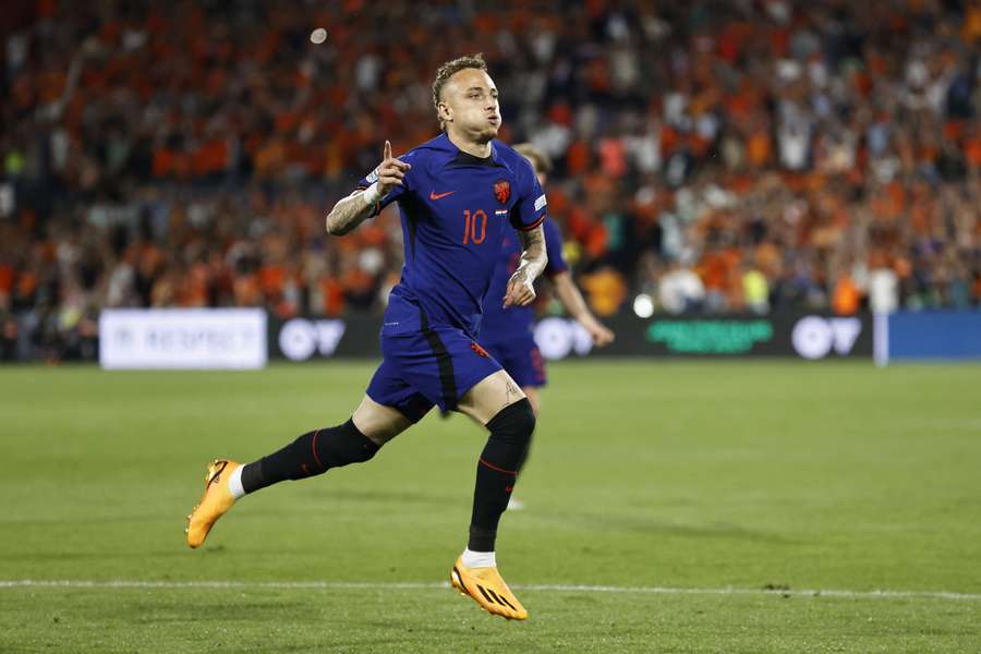 Lang scoorde onlangs nog voor Oranje tegen Kroatië in de Nations League