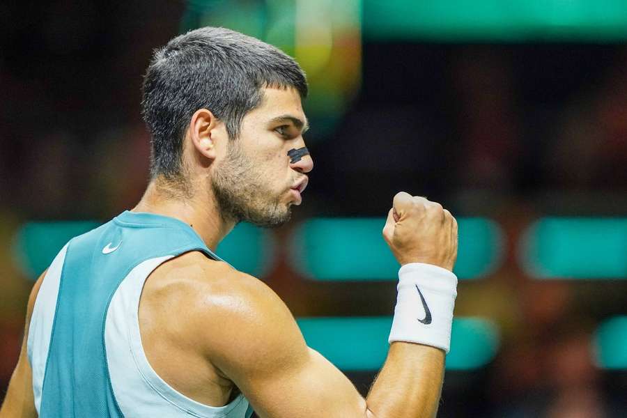 Carlos Alcaraz didn't have it easy in his first game in Rotterdam