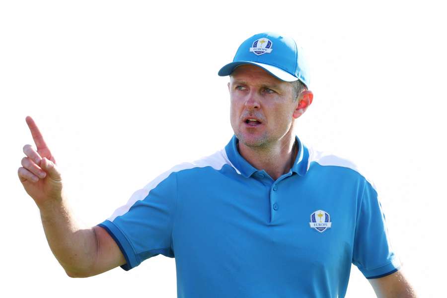 Justin Rose during the 2023 Ryder Cup in Rome