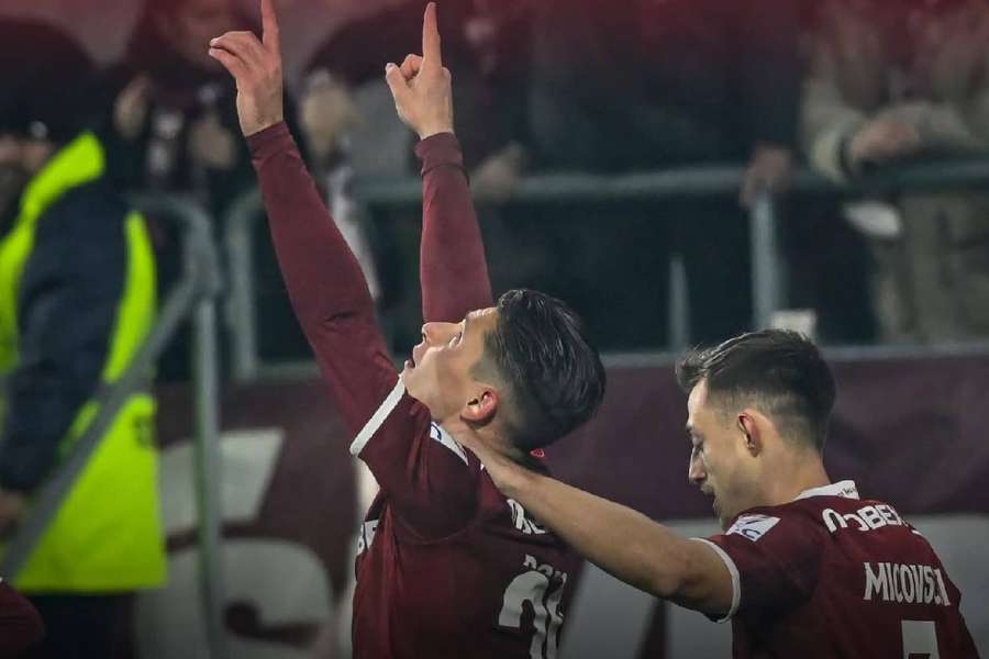 Alex Dobre a marcat pentru Rapid