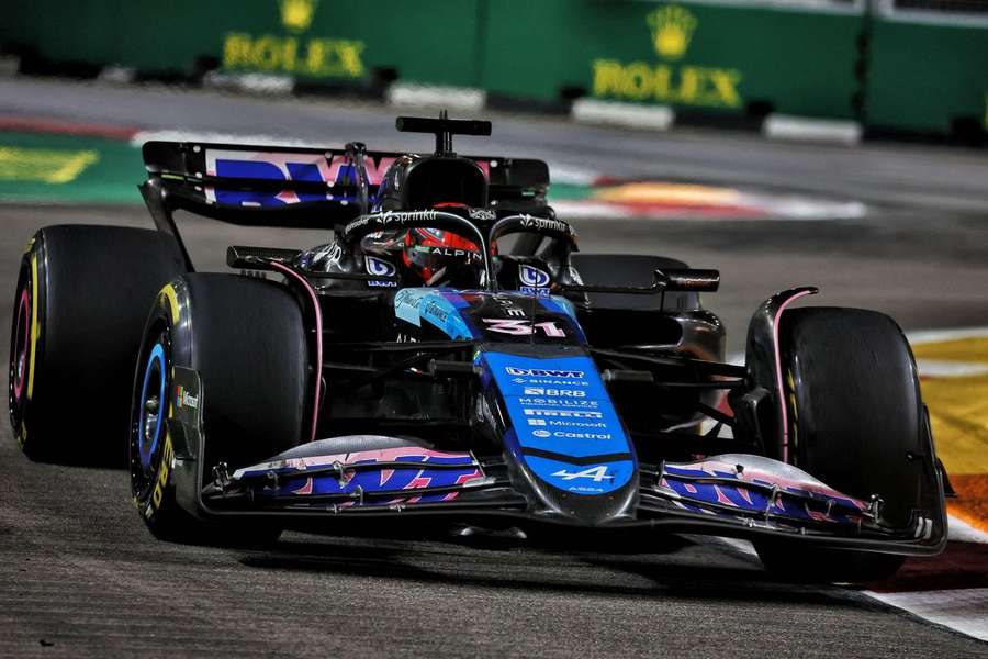 Esteban Ocon, Alpine F1 Team, Singapore Grand Prix