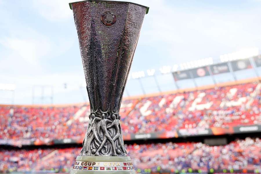 O troféu da Liga Europa
