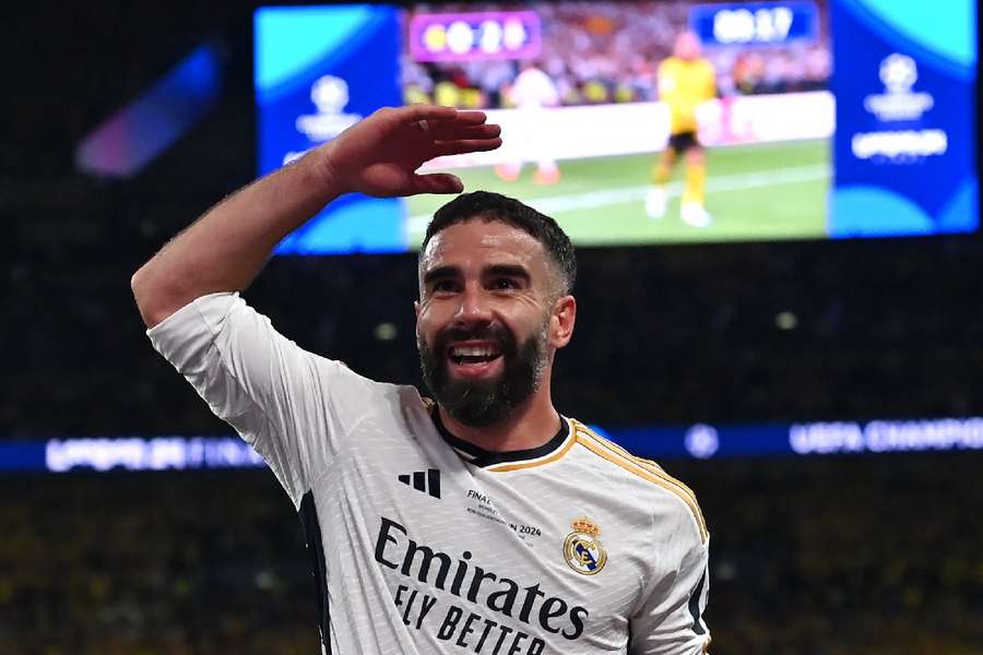 Carvajal abriu o placar para o Real Madrid