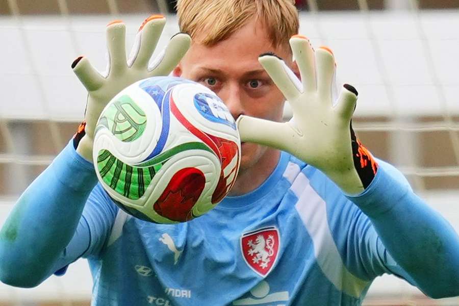 Horníček no treino da República Checa Horníček no treino da República Checa