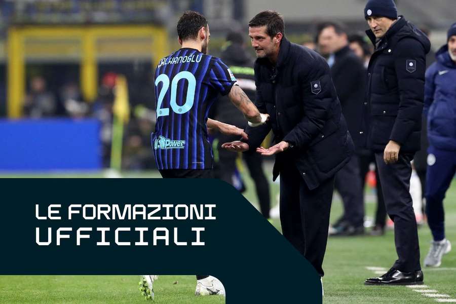 Cristian Chivu e Hakan Calhanoglu Cristian Chivu e Hakan Calhanoglu