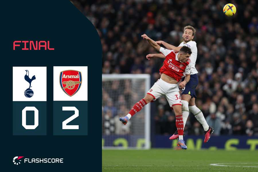 Arsenal a câștigat cu 2-0 derby-ul cu Tottenham