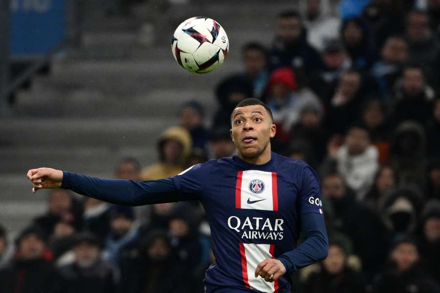 Kylian Mbappé le week-end dernier lors du Classique.