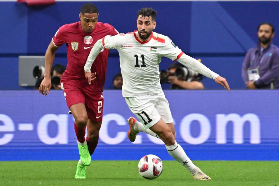 Palestine and Qatar met in the last 16 of the Asian Cup at the Al-Bayt Stadium north of Doha