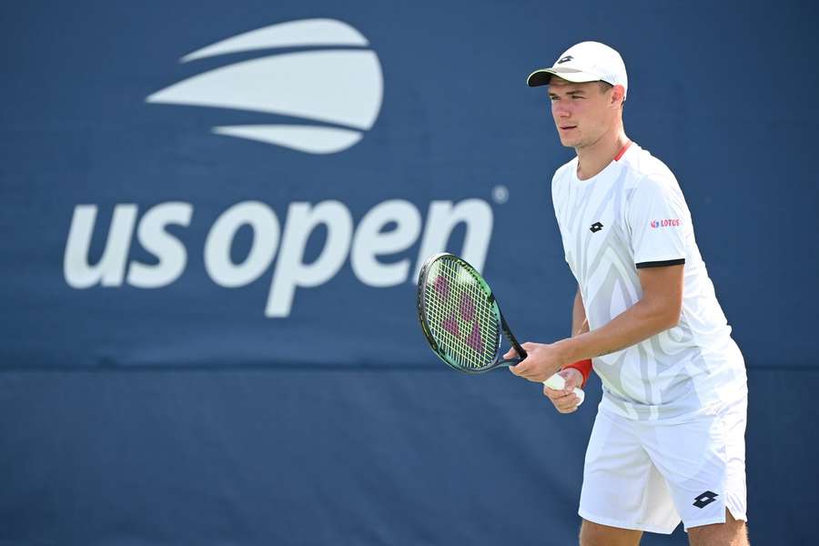  Kamil Majchrzak în timpul unei partide la US Open 2022