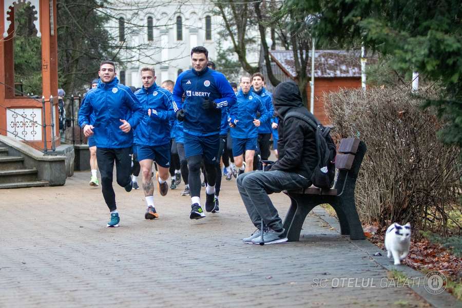 Oțelul Galați efectuează în aceste zile stagiul de pregătire la Vatra Dornei