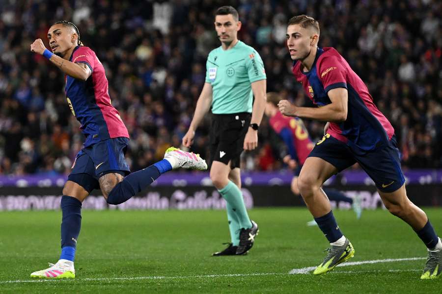 Raphinha iniciou reação do Barcelona na etapa final