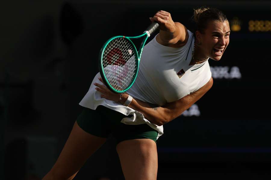 Aryna Sabalenka at Wimbledon