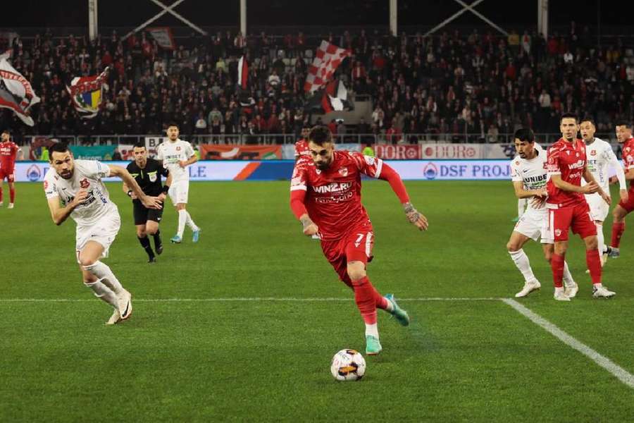 Goncalo Gregorio a adus victoria lui Dinamo cu un gol înscris în minutul 25
