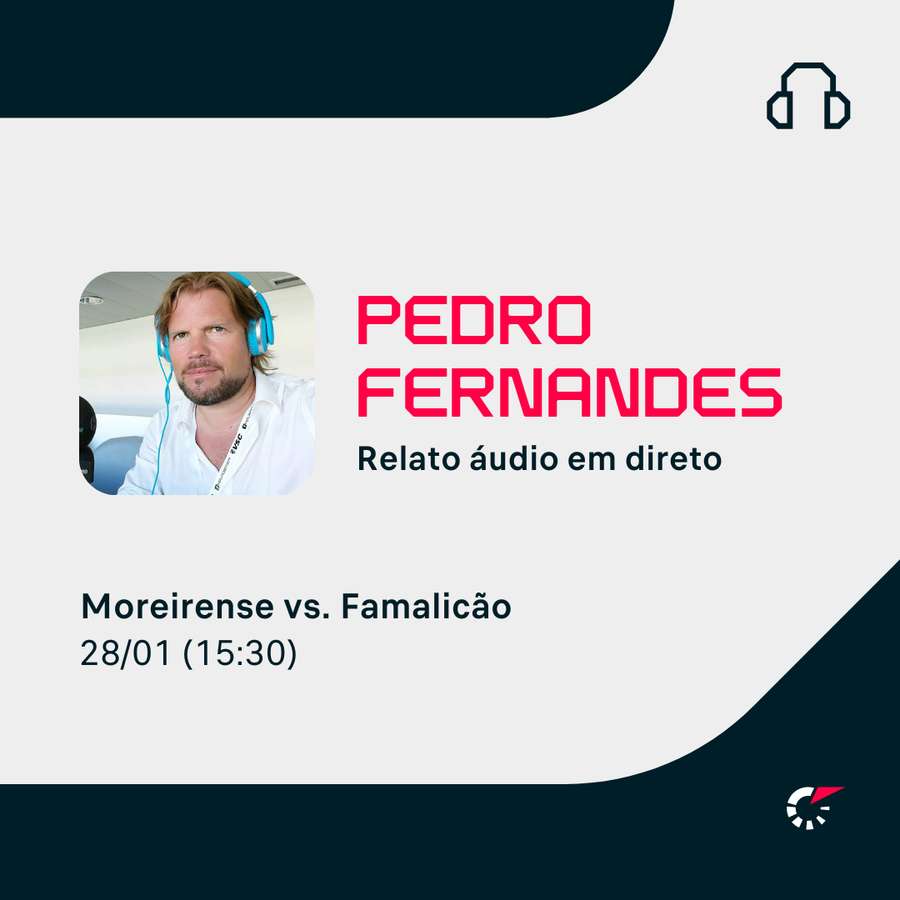 Acompanhe o relato áudio através da app ou site Acompanhe o relato áudio através da app ou site